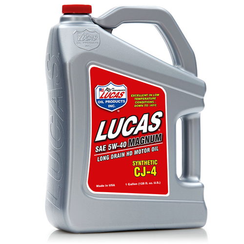 Lucas Oil SAE 5W-40 Magnum CJ-4 Long Drain Heavy Duty Motor Oil