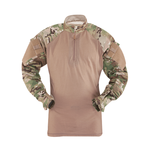 TRU-SPEC T.R.U. 1/4 Zip Combat Shirt - 50/50 Nylon Cotton Rip-Stop
