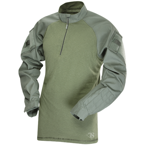 TRU-SPEC T.R.U. 1/4 Zip Combat Shirt - 65/35 Polyester Cotton Rip-Stop