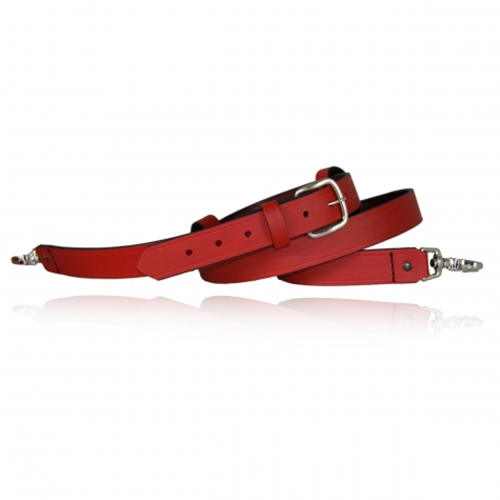 Boston Leather Firefighter's Radio Strap - Original 1 1/4 (Nickel)