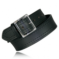 Boston Leather 1 3/4 Garrison Belt, 4-Row Stitched