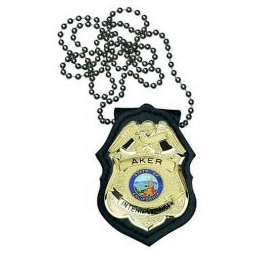 Aker Leather Recessed Federal Badge Holder