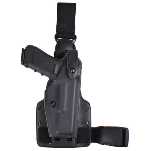 Safariland Model 6005 SLS Tactical Holster with Quick-Release Leg Strap for Glock 17 Gens 1-4 w/ Light