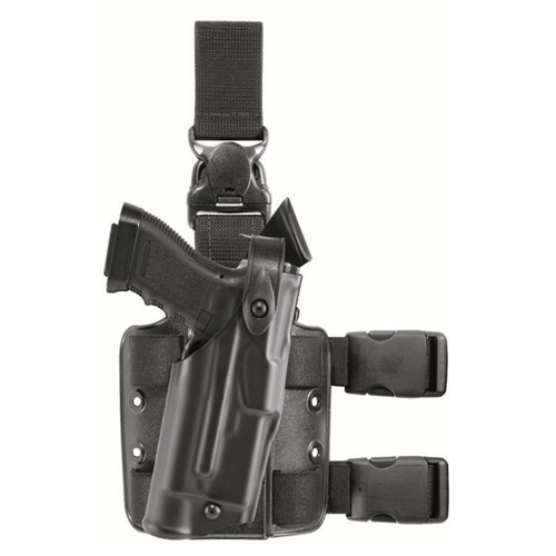 Safariland Model 6305 ALS/SLS Tactical Holster w/ Quick-Release Leg Strap for Glock 34 w/ Light