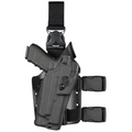 Safariland Model 6355RDS ALS Tactical Holster with Quick-Release Leg Strap for Glock 19 MOS w/ SureFire XVL2