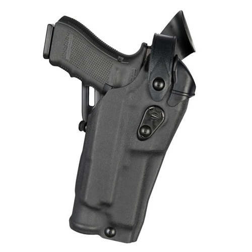 Safariland Model 6360RDS ALS/SLS Mid-Ride, Level III Retention Duty Holster for Glock 17 MOS w/ SureFire XVL2