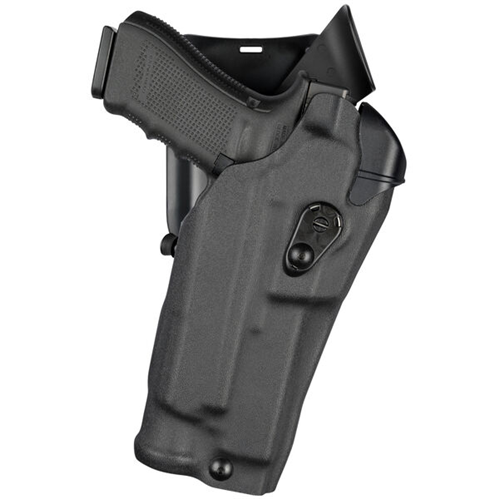 Safariland Model 6395RDS ALS Low-Ride Level I Retention Duty Holster for Glock 17 MOS w/ SureFire XVL2