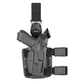 Safariland Model 7005 7TS SLS Tactical Holster w/Quick Release Leg Strap for Glock 19 w/ Light