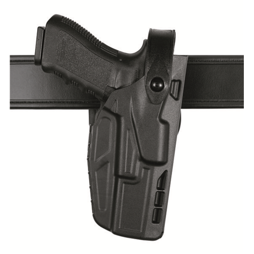 Safariland Model 7280 7TS SLS Mid-Ride, Level II Retention Duty Holster for Glock 17 w/ Light