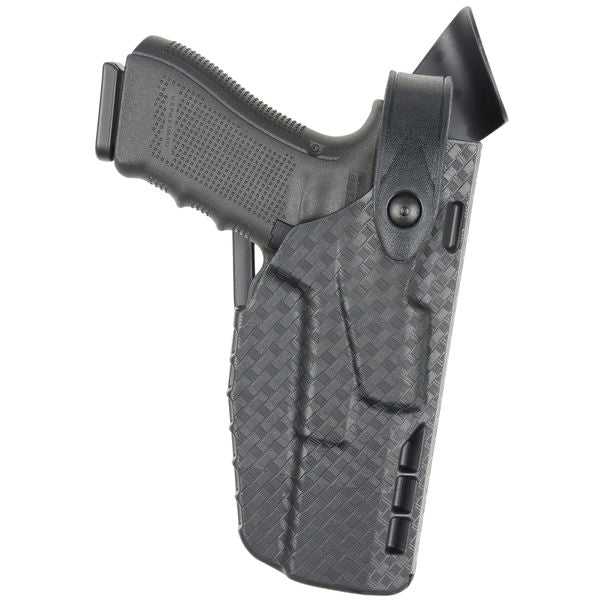 Safariland Model 7360 7TS ALS/SLS Mid-Ride Duty Holster for Glock 19 w/ Compact Light