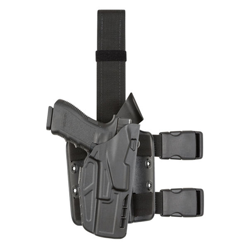Safariland Model 7384 7TS ALS OMV Tactical Holster for Glock 17 w/ Light