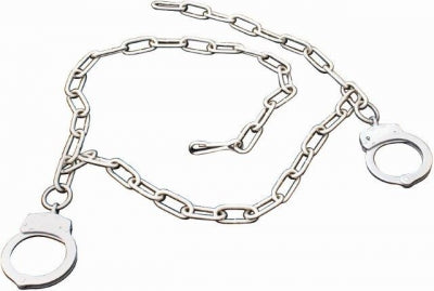 Combined Systems Hardened Waist Chain w/ 9010 XOS Handcuff Set