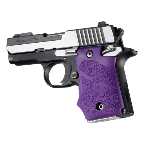 Hogue SIG Sauer P938 Ambi Safety Rubber Grip with Finger Grooves