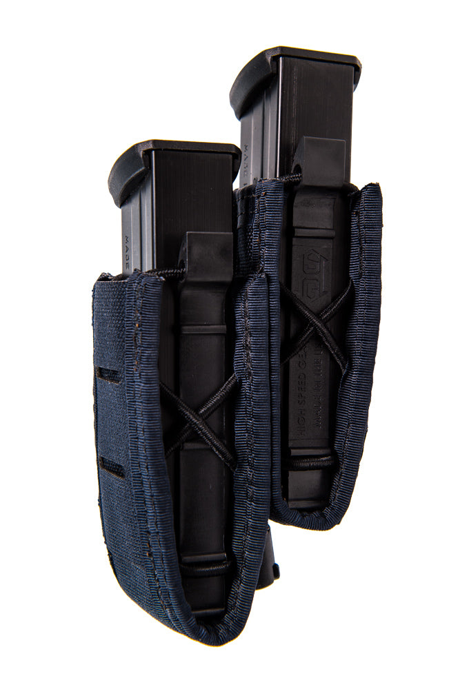 High Speed Gear Duty Staggered Double Pistol TACO Pouch U-MOUNT