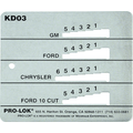 PRO-LOK Tools Key Decoder – GM, Chrysler, Ford & 10cut