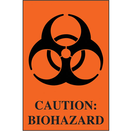 Lightning Powder BIO-HAZARD LABELS  (100)