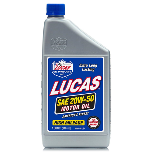 Lucas Oil SAE 20W-50 Plus High Performance Motor Oil