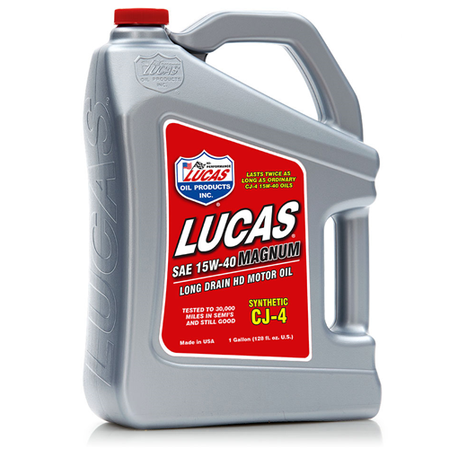 Lucas Oil SAE 15W-40 Magnum CJ-4 Long Drain Heavy Duty Motor Oil