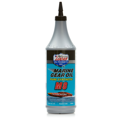 Lucas Oil Marine Gear Oil Synthetic SAE 75W-90 M8