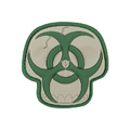 Maxpedition Biohazard Skull Morale Patch