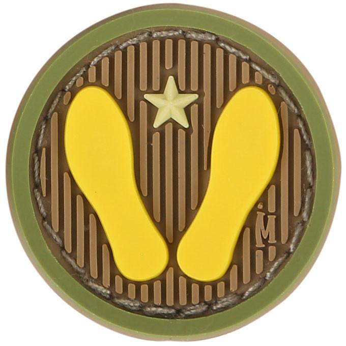 Maxpedition Yellow Footprints Morale Patch