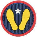 Maxpedition Yellow Footprints Morale Patch