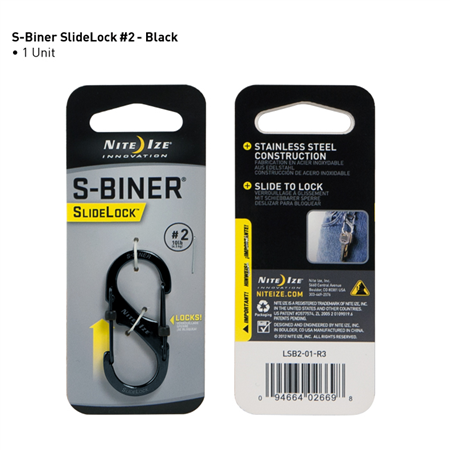 Nite-Ize S-Biner Stainless Steel SlideLock