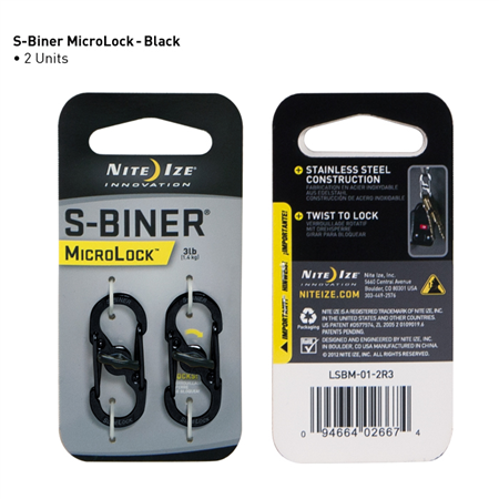 Nite-Ize S-Biner Stainless Steel MicroLock