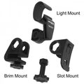 Nightstick Multi-Angle Helmet Mount for Accessory Slot or Brim