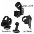 Nightstick Multi-Angle Helmet Mount for Accessory Slot or Brim