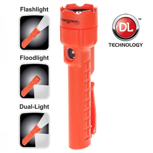 Nightstick Dual-Light Flashlight w/Dual Magnets