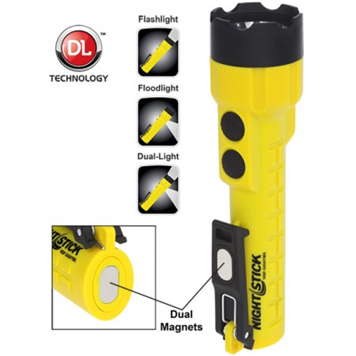 Nightstick X-Series Dual-Light Flashlight w/Dual Magnets