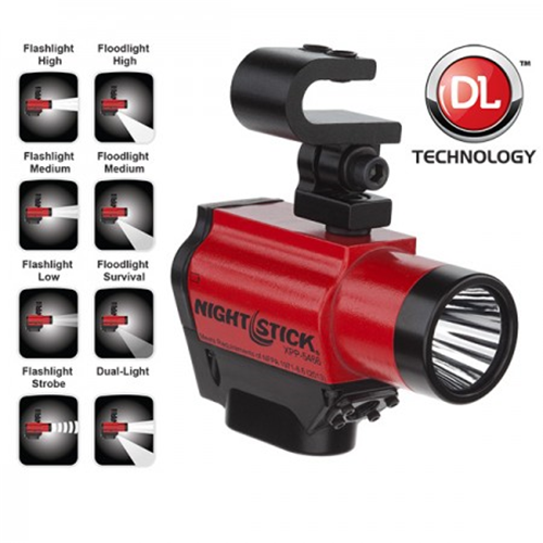 Nightstick FORTEM - Intrinsically Safe Helmet-Mounted Dual-Light Flashlight
