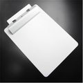 Posse Box Flat Clipboard Clear-Silver