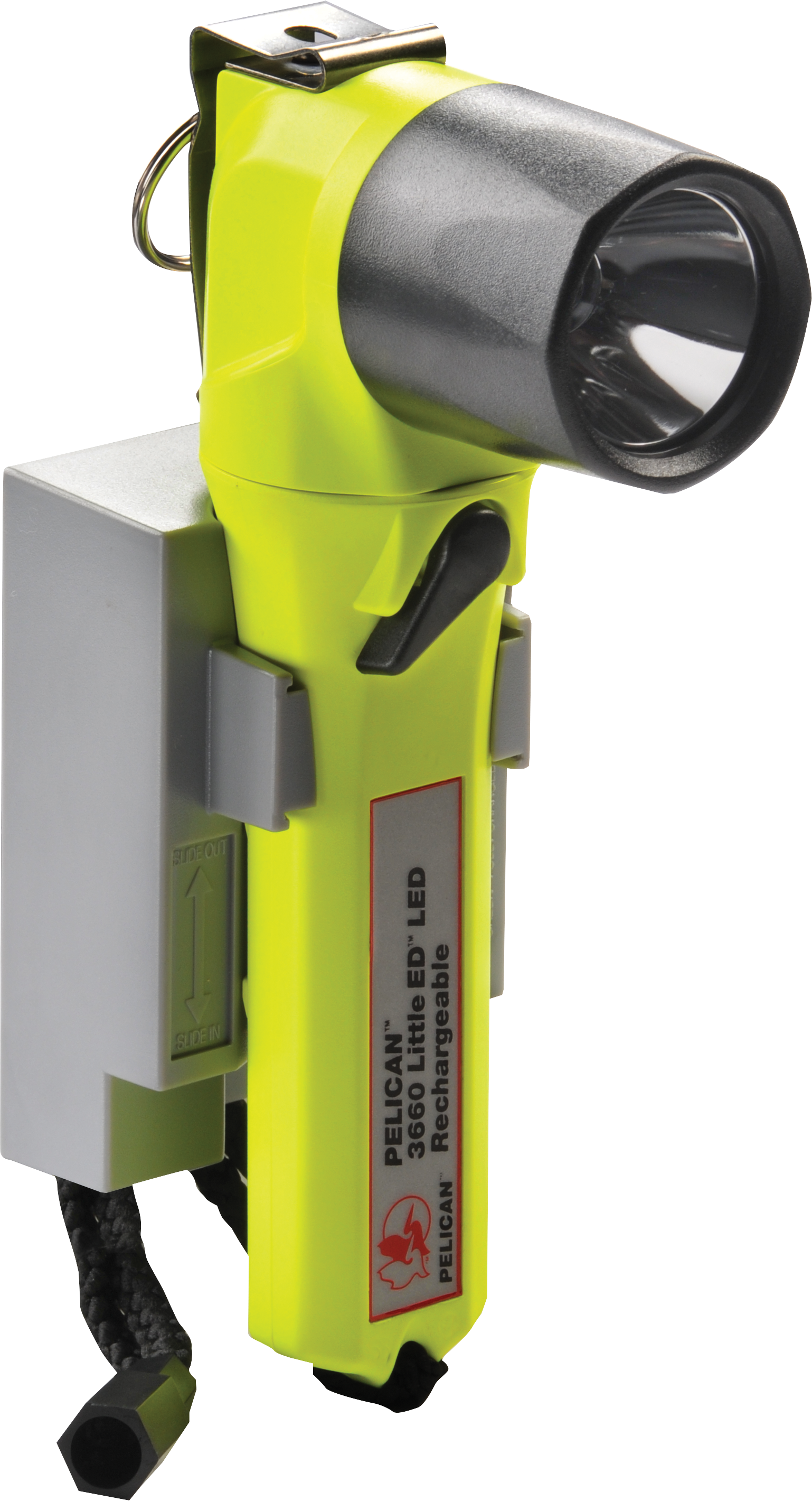 Pelican Products 3660 Little Ed Right Angle Light with Charger Base