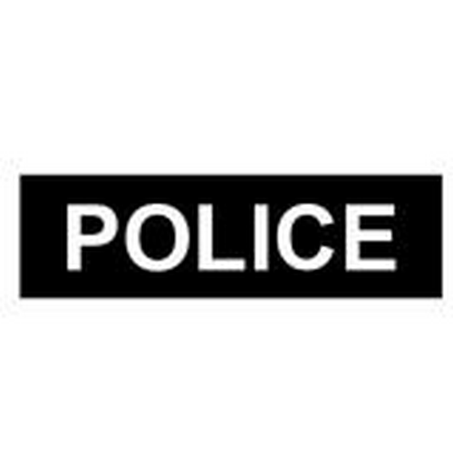 Paulson Manufacturing Body shield ID label - Police