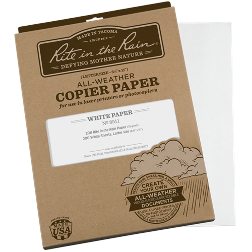 Rite in the Rain All-Weather Copier Paper (8.5'' x 11'')