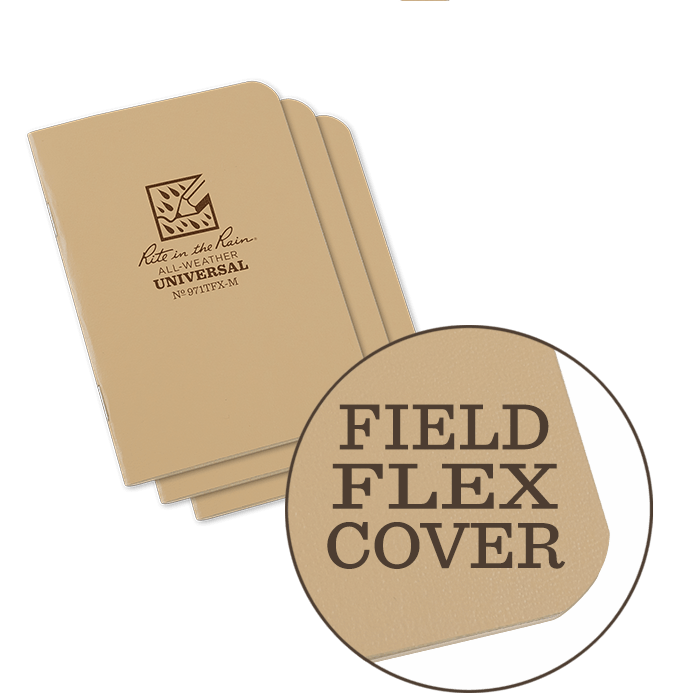 Rite in the Rain Stapled Notebook - 3.25 x 4.625 - 3 Pack