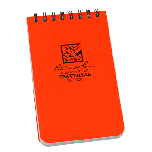 Rite in the Rain Polydura Top-Spiral Notebook (3'' x 5'')