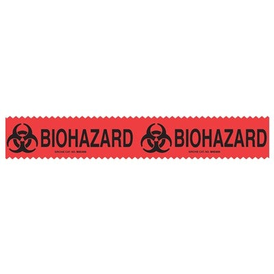 Sirchie Red Biohazard Integrity Tape 108 ft