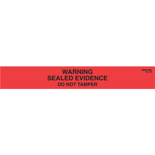 Sirchie Sealed Evidence Seals Warning!