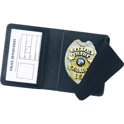 Strong Leather Company Side Open Badge Case - Duty