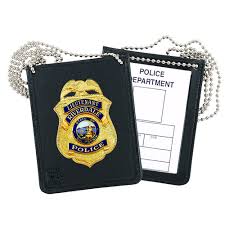 Strong Leather Company Recessed Badge Holders For Neck Or Belt
