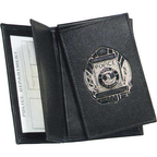 Strong Leather Company Side Open Double ID Flip-out Recessed Badge Case - Dress