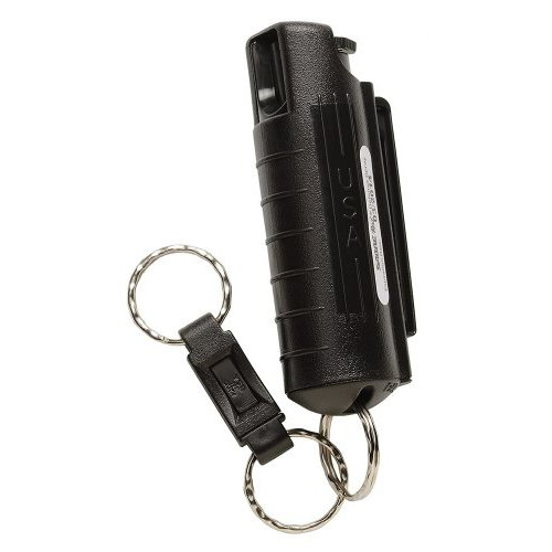 Sabre Key Case Pepper Spray W/ Quick Release Key Ring