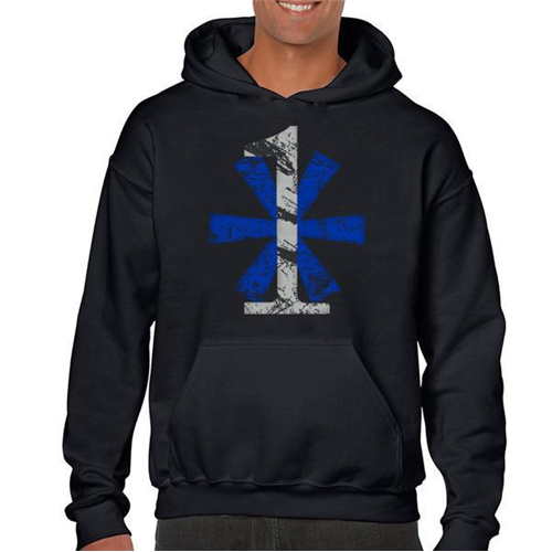 Thin Blue Line 1* Asterisk Hoodie, Classic