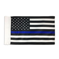Thin Blue Line Thin Blue Line American Motorcycle Flag, 6 x 9 Inches