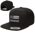 Thin Blue Line Snapback - Thin Blue Line American Flag
