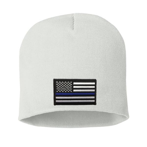 Thin Blue Line Thin Blue Line Knit Beanie 8 Inch