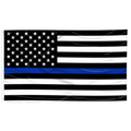 Thin Blue Line Thin Blue Line American Flag with Grommets, 4 x 6 Ft